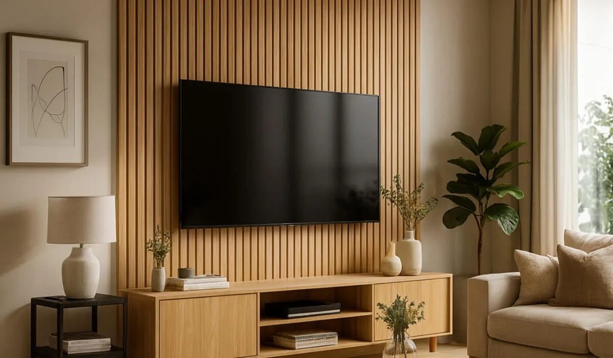 Painel ripado da Belo Santo